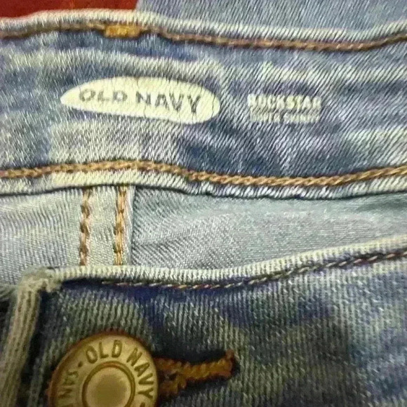 Old Navy Rockstar Super Skinny Jeans Blue Size 12 - Picture 9 of 10
